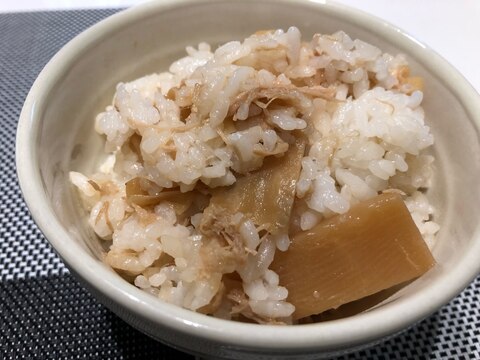 炊き込まない!たけのこご飯(*゚∀゚*)